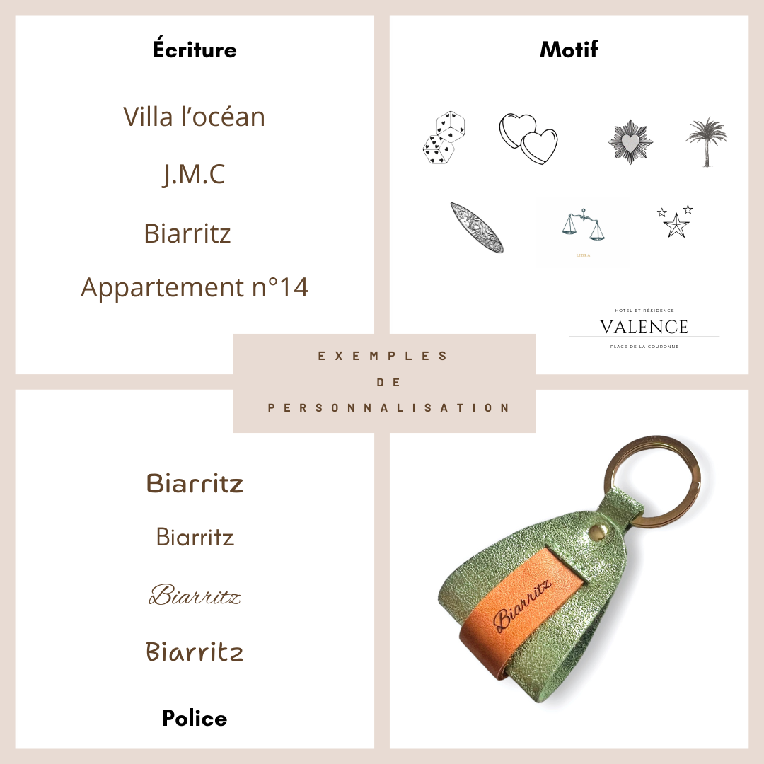 Porte-clé personnalisé