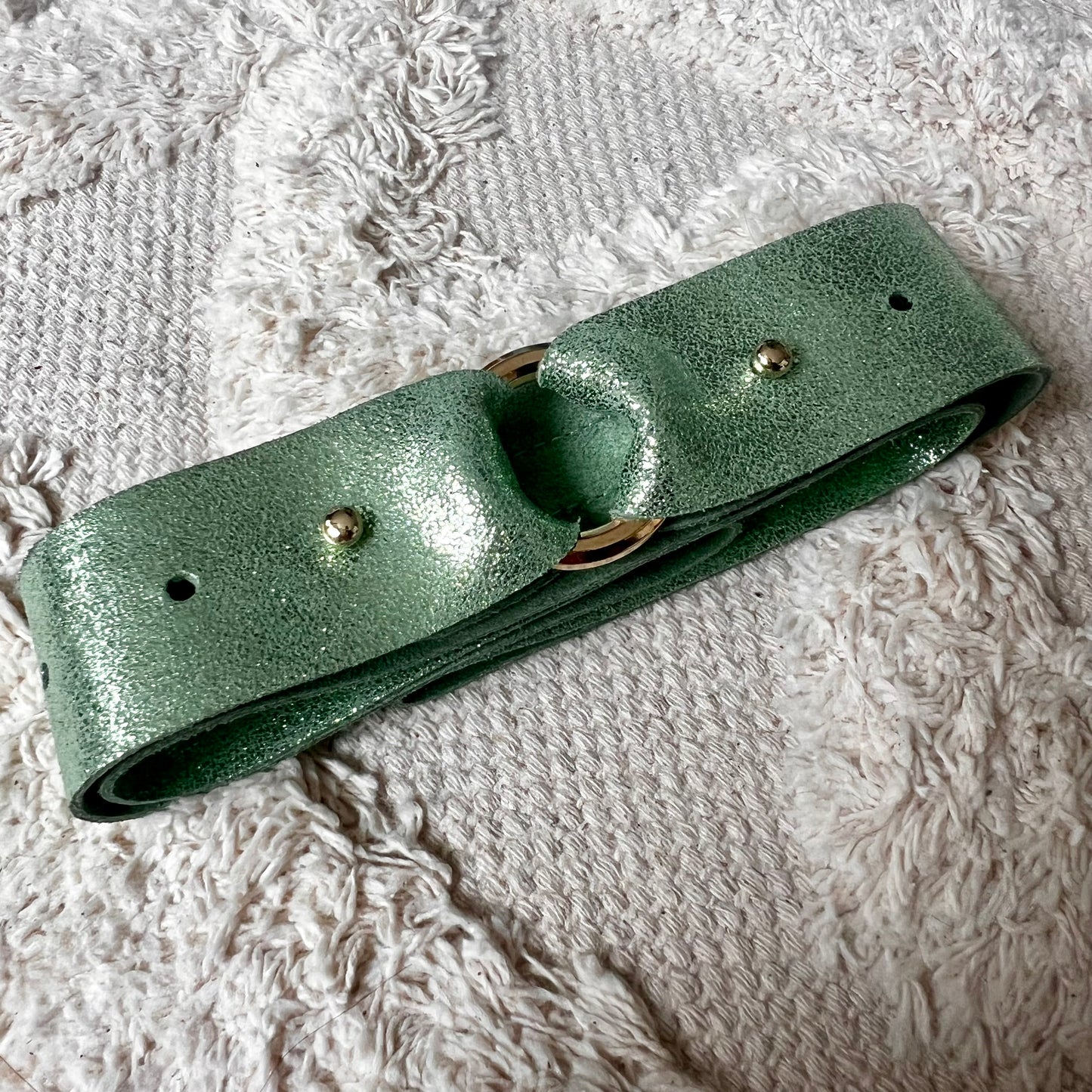 Ceinture Bijou de taille Vert d’Eau Metallisé