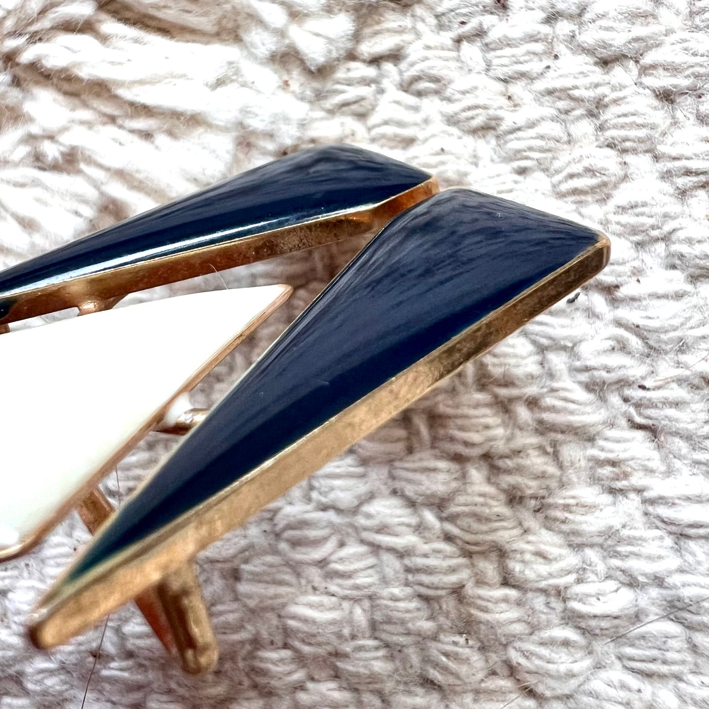 Ceinture cuir 20 mm avec sa Boucle Bijou Marine et Ivoire