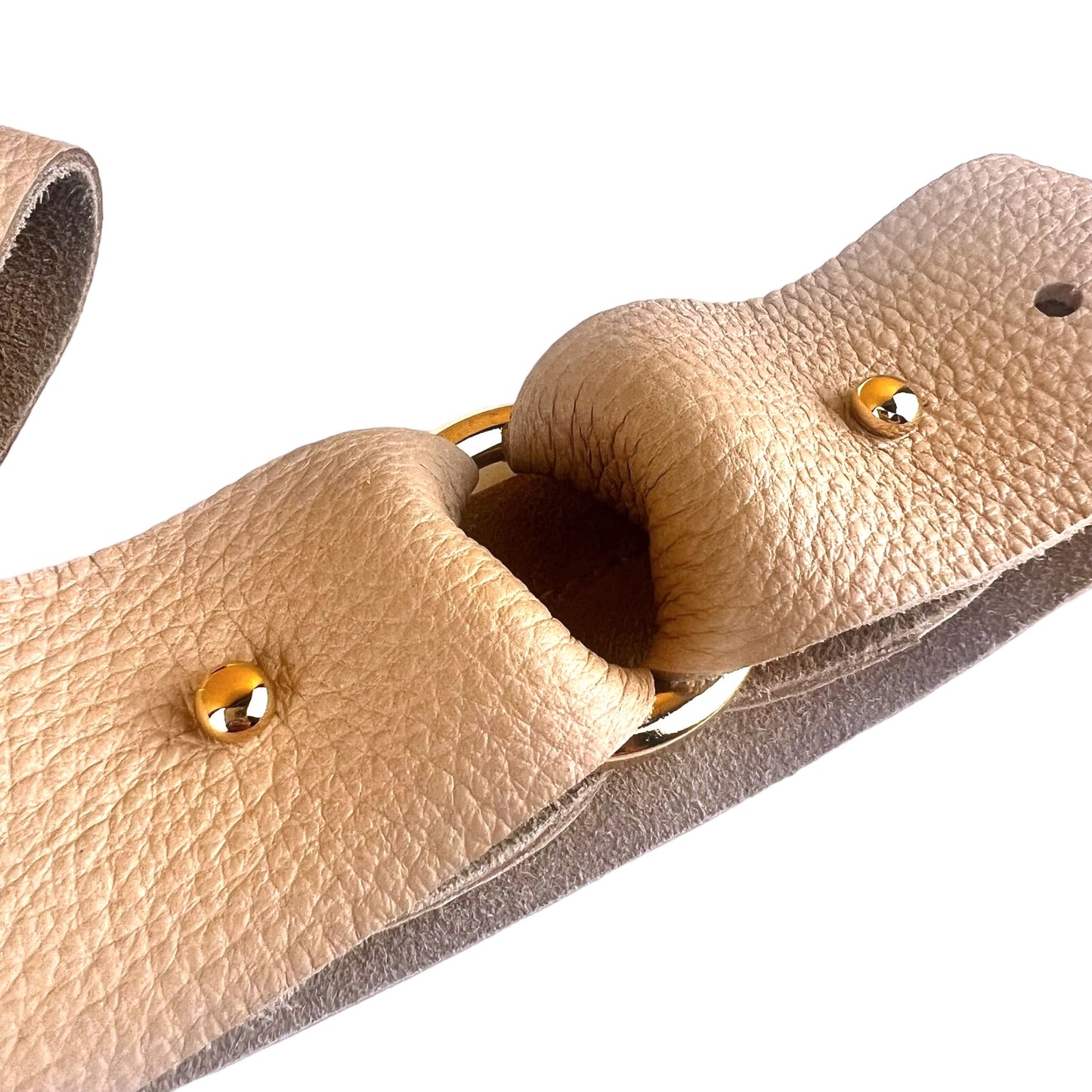 Ceinture Bijou de taille Beige Grainé
