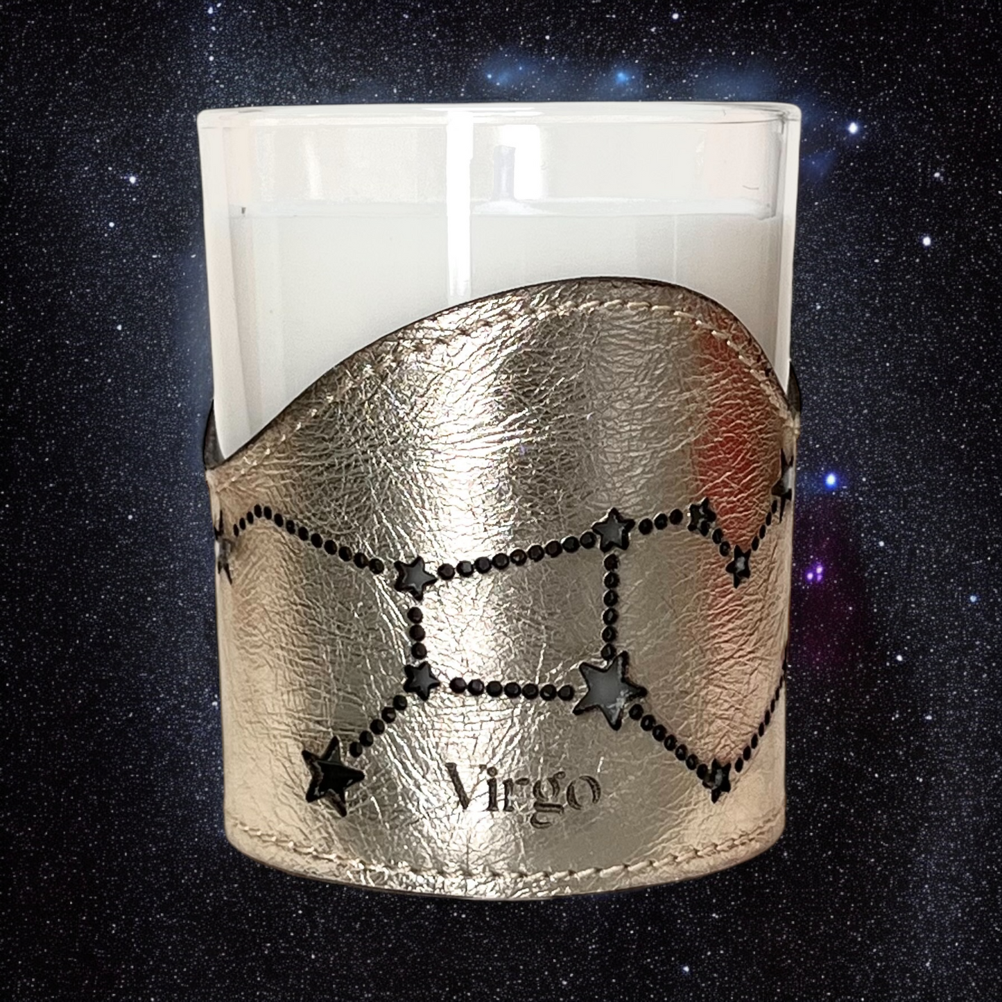 BOUGIE ASTRO VIERGE DANS SON ÉTUI DE CUIR - Pré-commande
