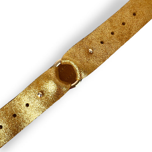 Metallic Sun Jewel Waist Belt