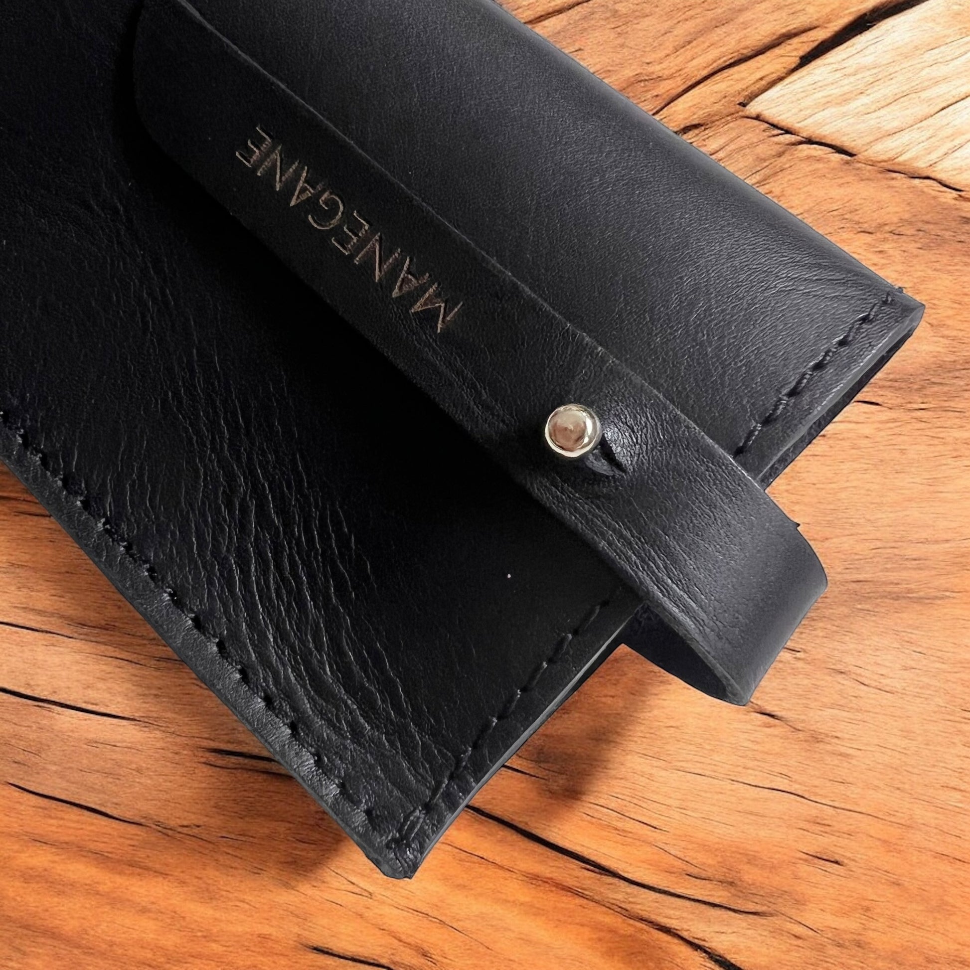 etui lunette cuir qualité noir