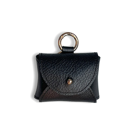 Leather case for Airpods Black
