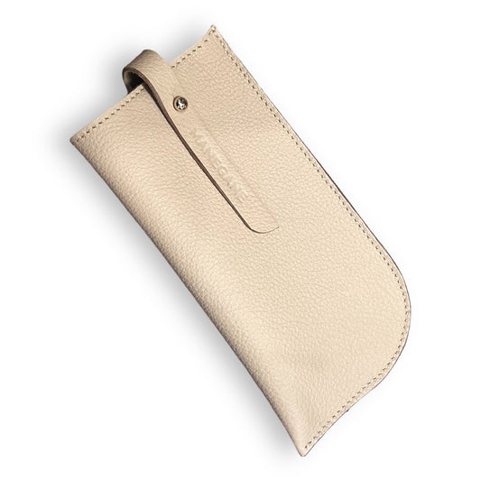 étui lunettes en cuir souple