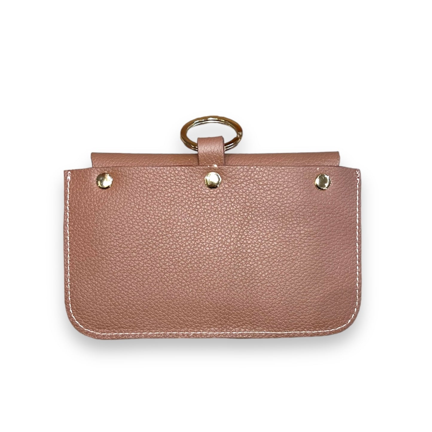 Étui en cuir Vieux Rose
