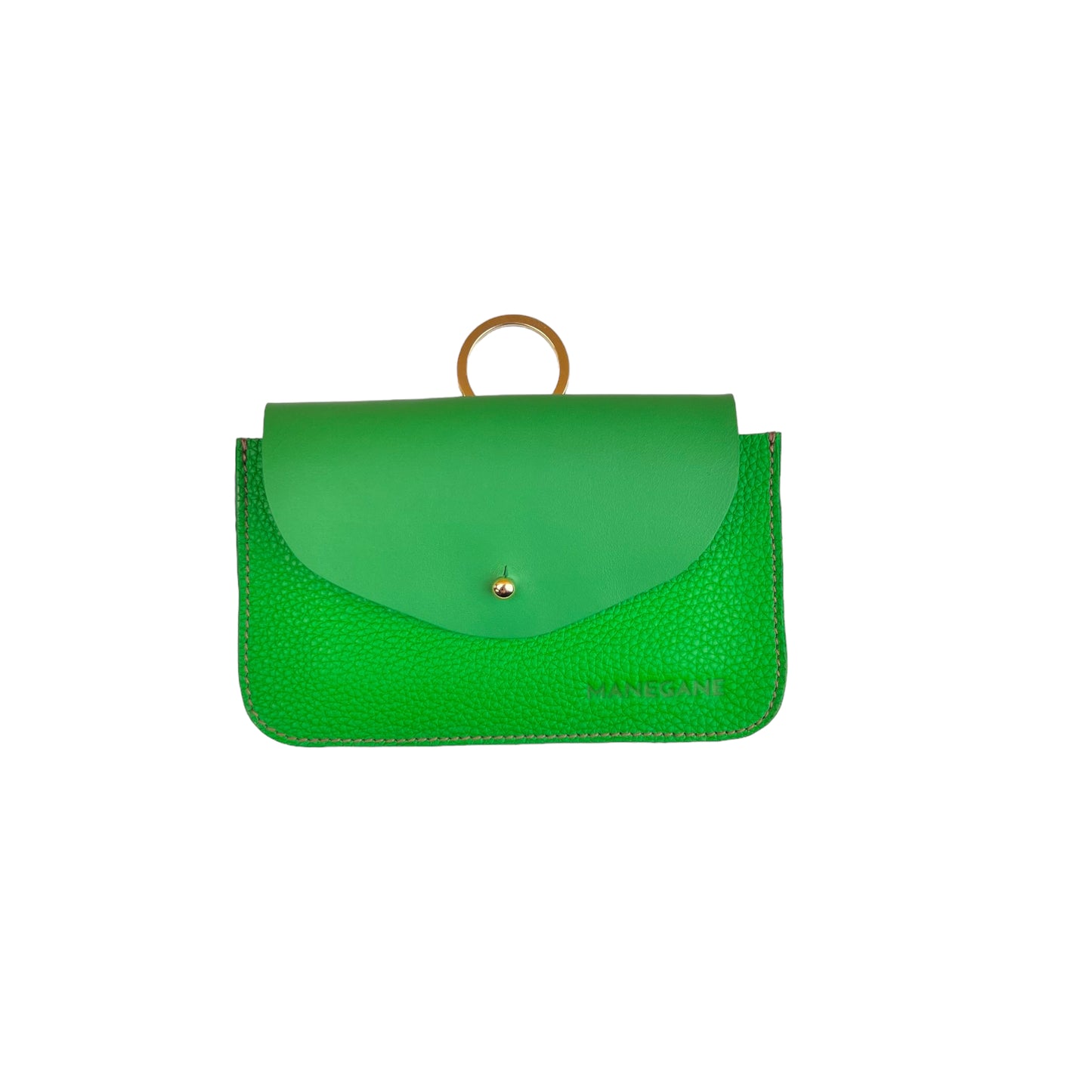 Étui en cuir Vert Gazon