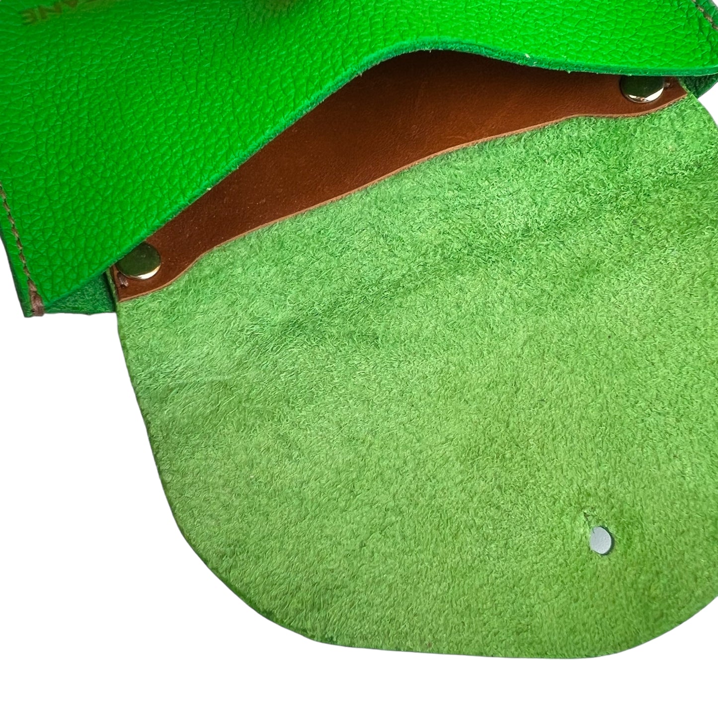 Étui en cuir Vert Gazon