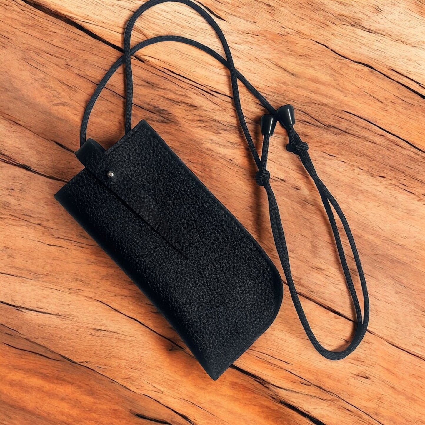 pochette lunette homme en cuir