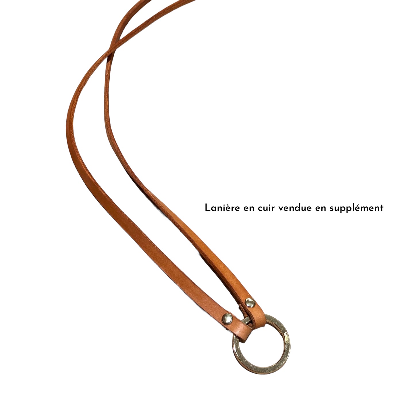 Étui en cuir Chocolat