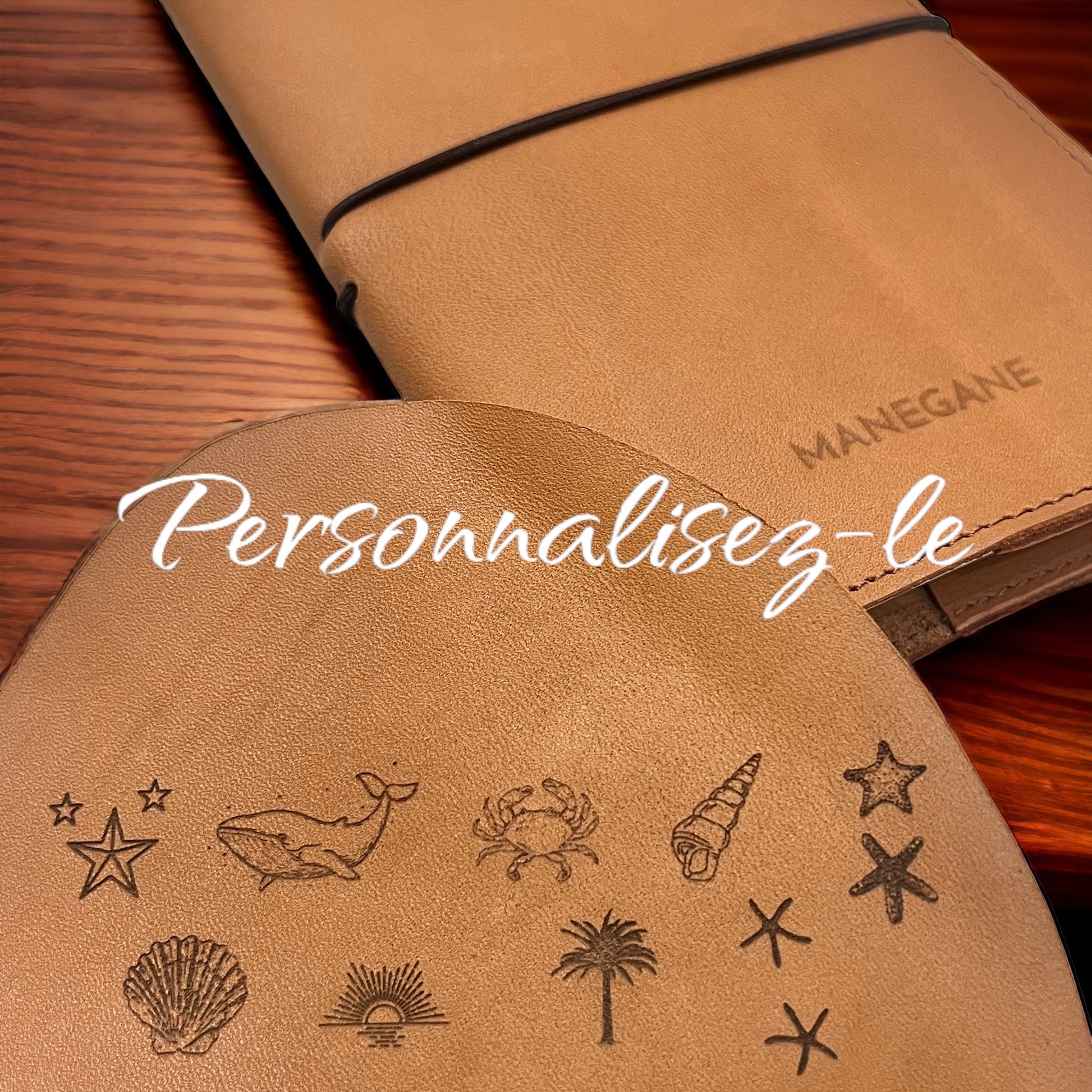 carnet en cuir personnalisé