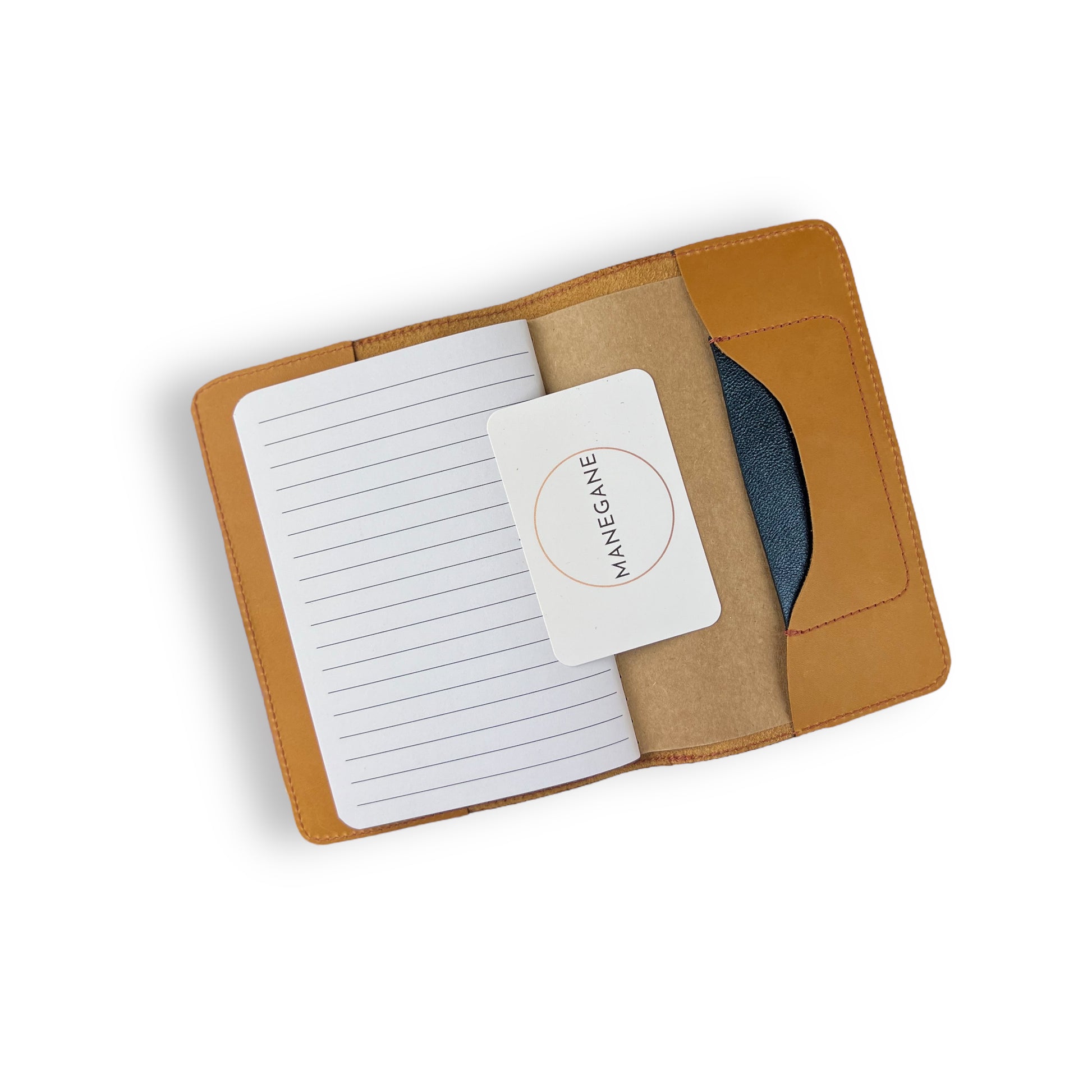 carnet de voyage en cuir élastiqué