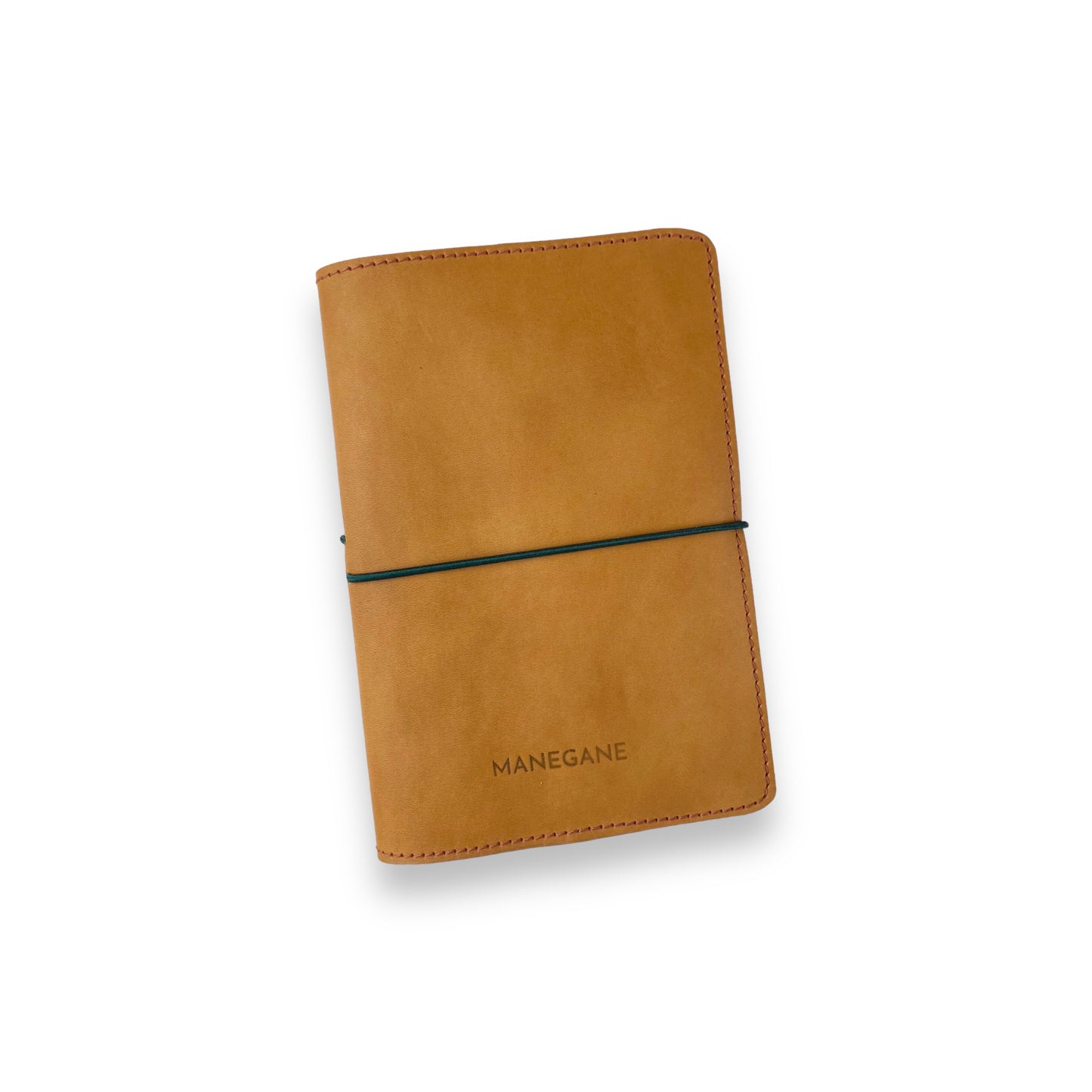 carnet de voyage en cuir camel