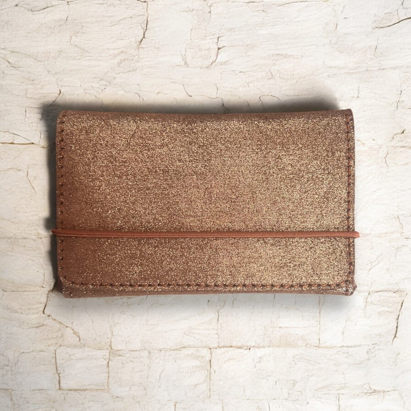petit porte-carte et monnaie en cuir beige kaki pour femme
