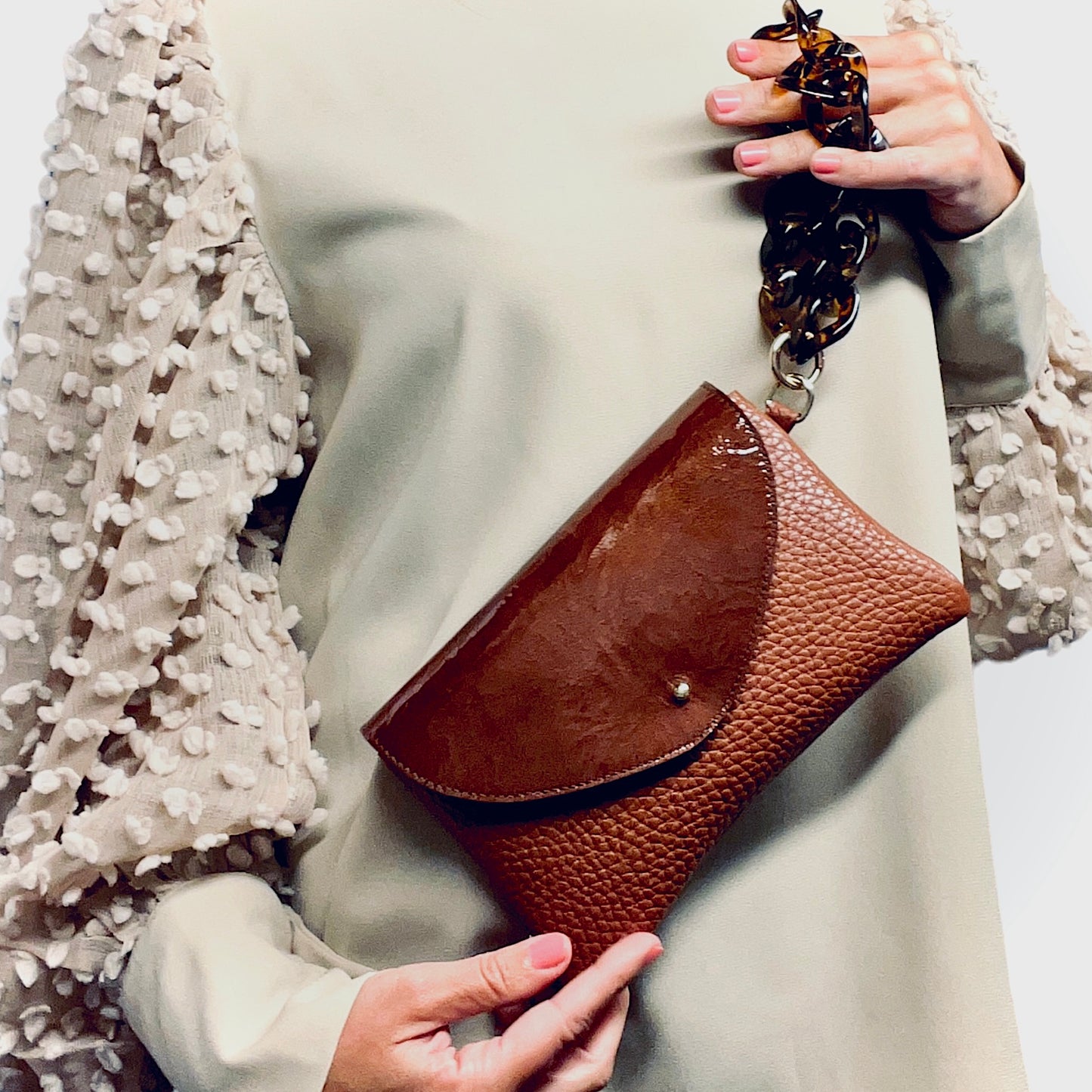 Pochette Nomade Marron Noisette