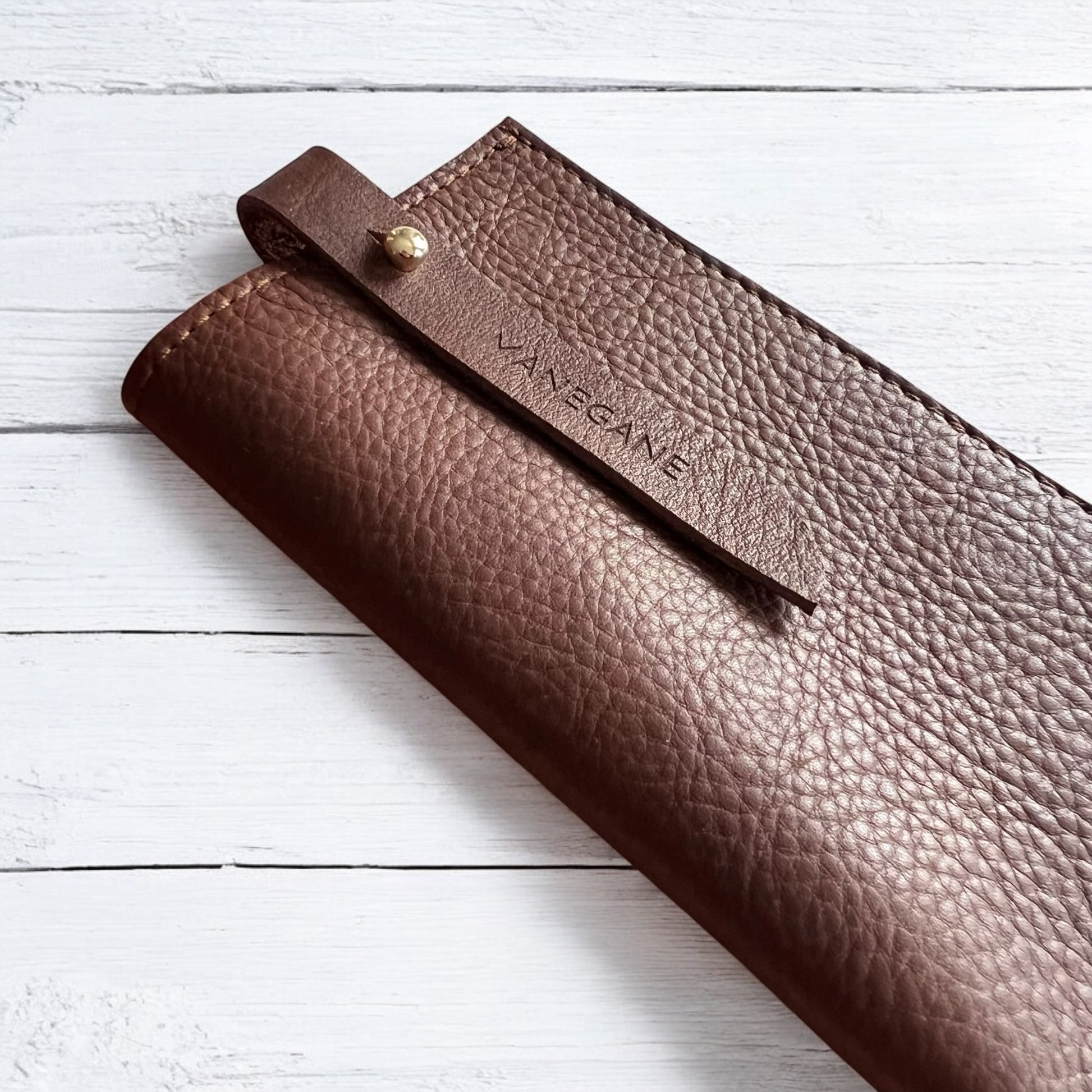 pochette pour lunettes en cuir