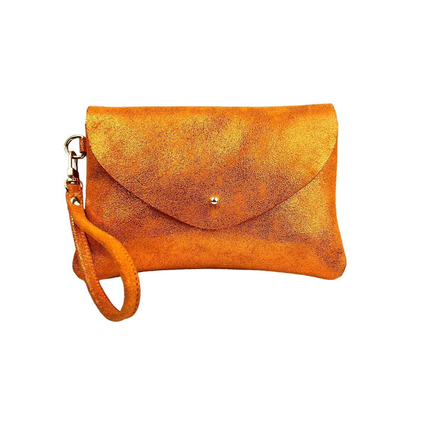 Pochette Nomade Orange métallisé