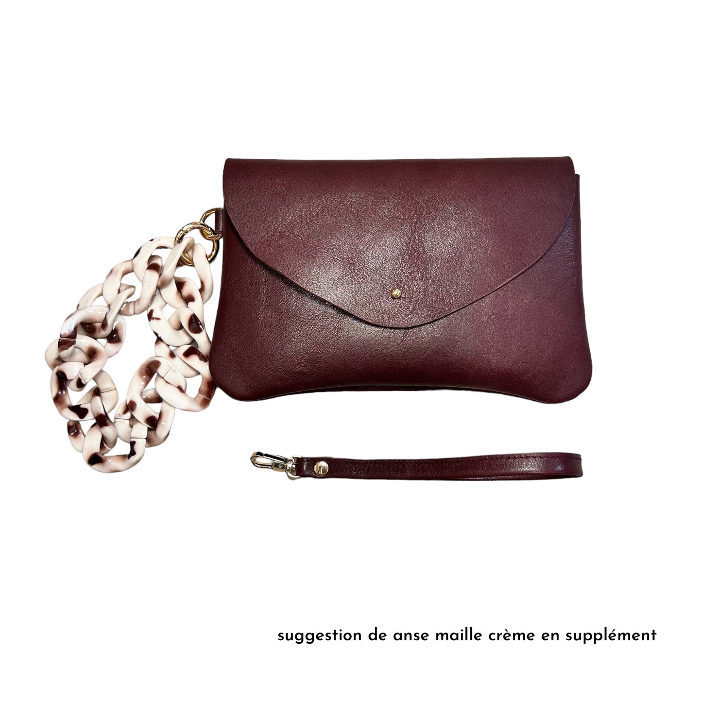 Pochette Nomade Bordeaux