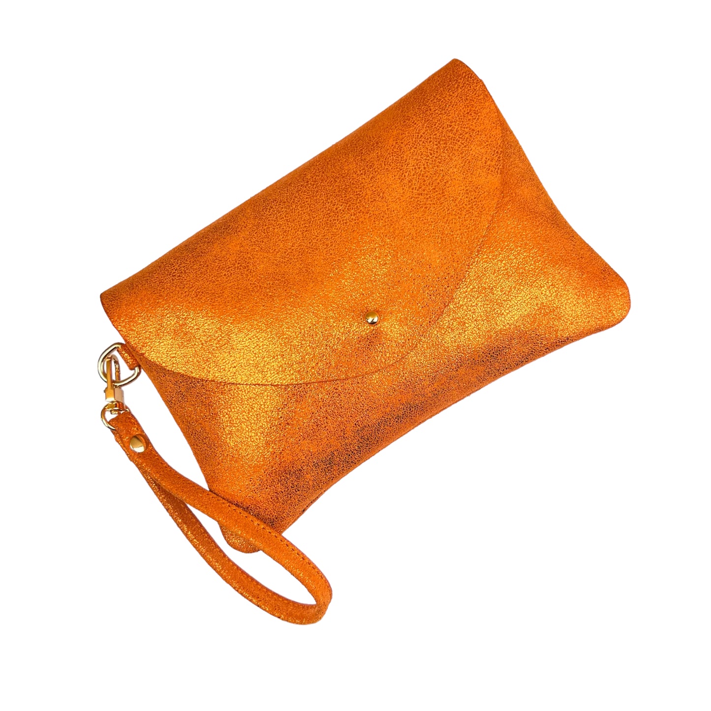 Pochette Nomade Orange métallisé