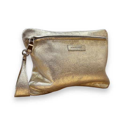 pochette dorée en cuir pour occasions