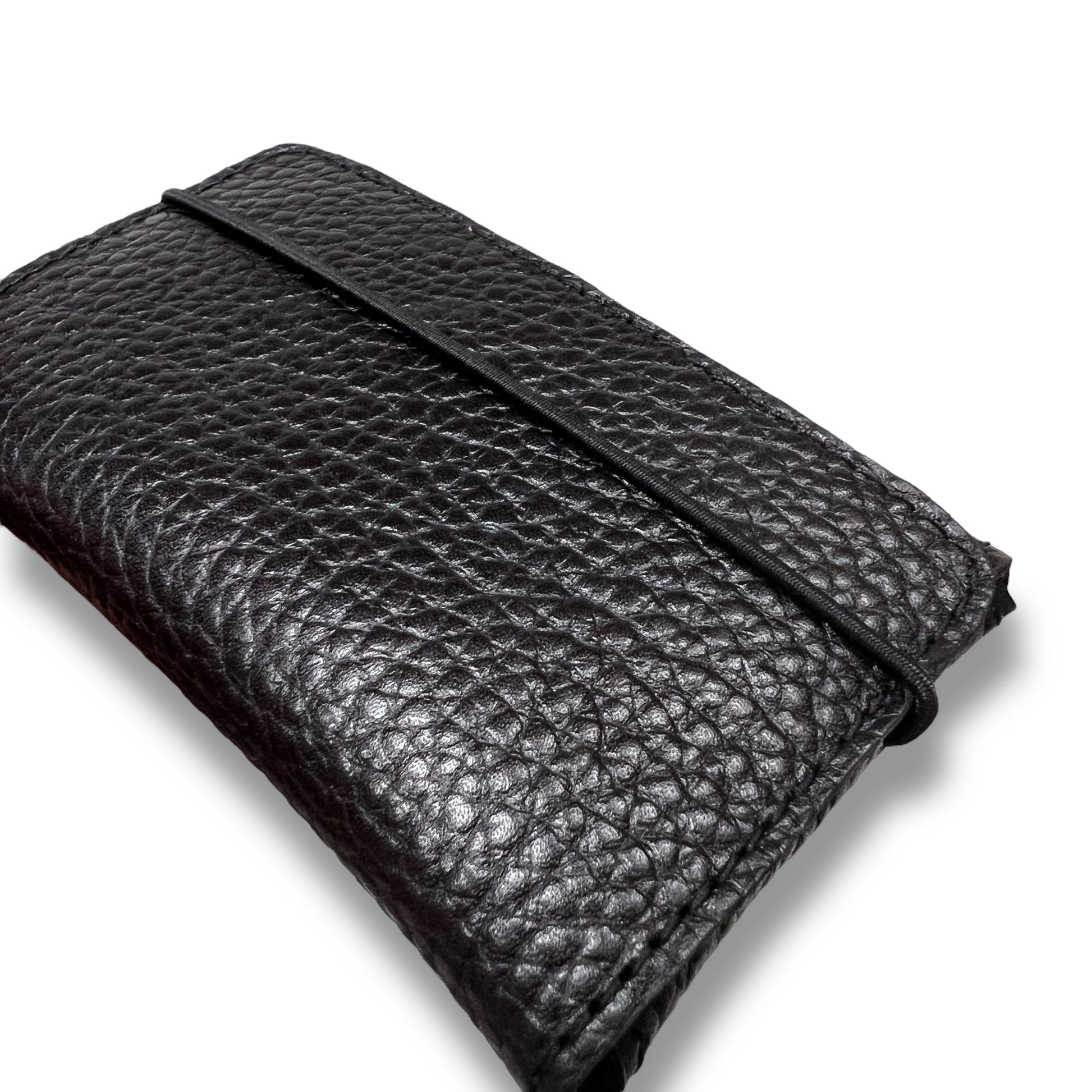 porte cartes en cuir grainé pour homme