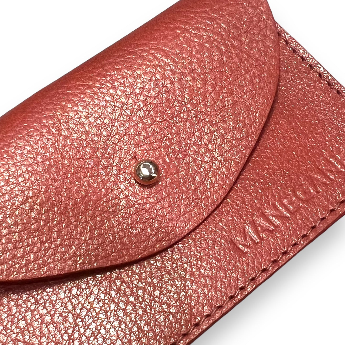 Pearly Orange Card Holder