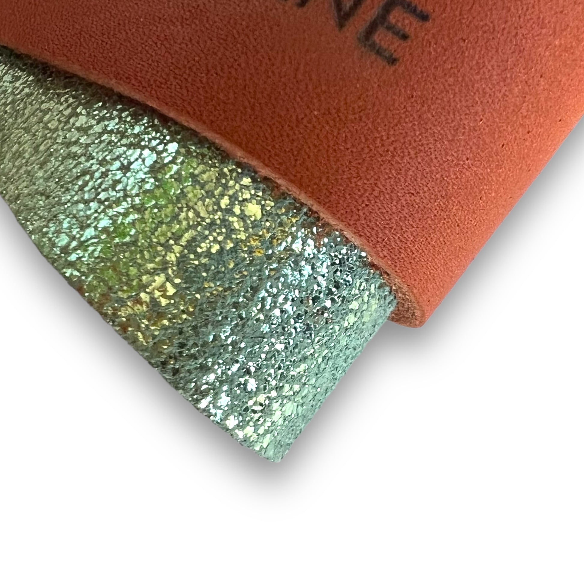 porte cle couleur vert paillettes