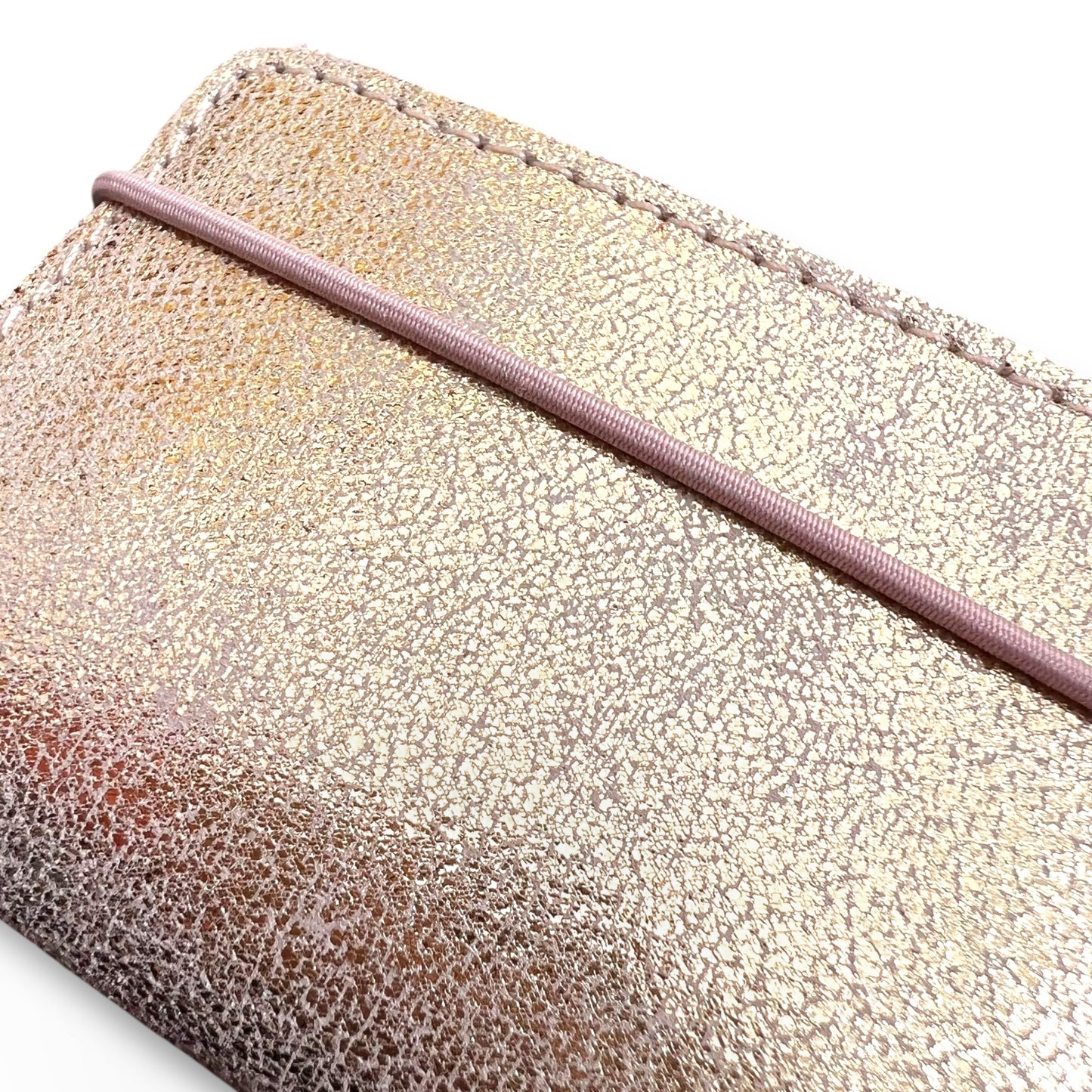 Porte-carte/monnaie/billets format Pocket 3 en 1 Light Gold/ sable