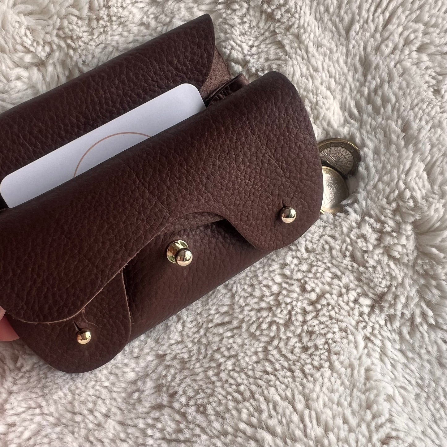 En Pré-commande Porte-Monnaie Anneau Chocolat