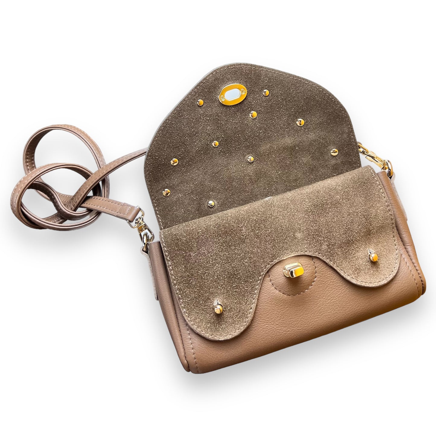 Bisou Bag Mini Clouté Platine