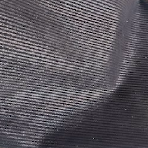 Cuir rayé Noir Brillant