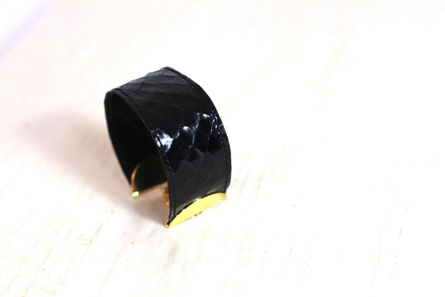 Manchette en python Noire