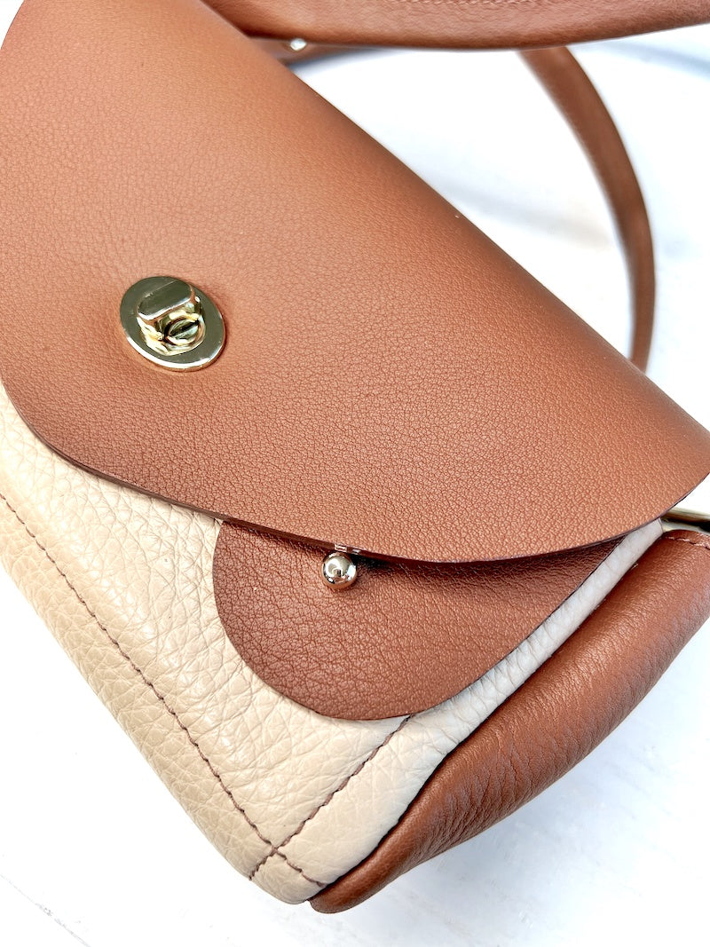 sac en cuir bisou bag Manegane