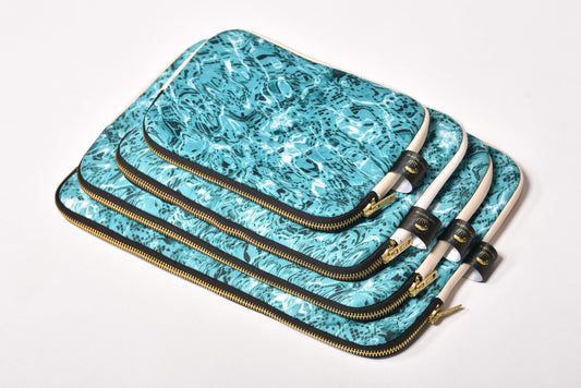 Pochette Piscine Plume De Paon & Manegane