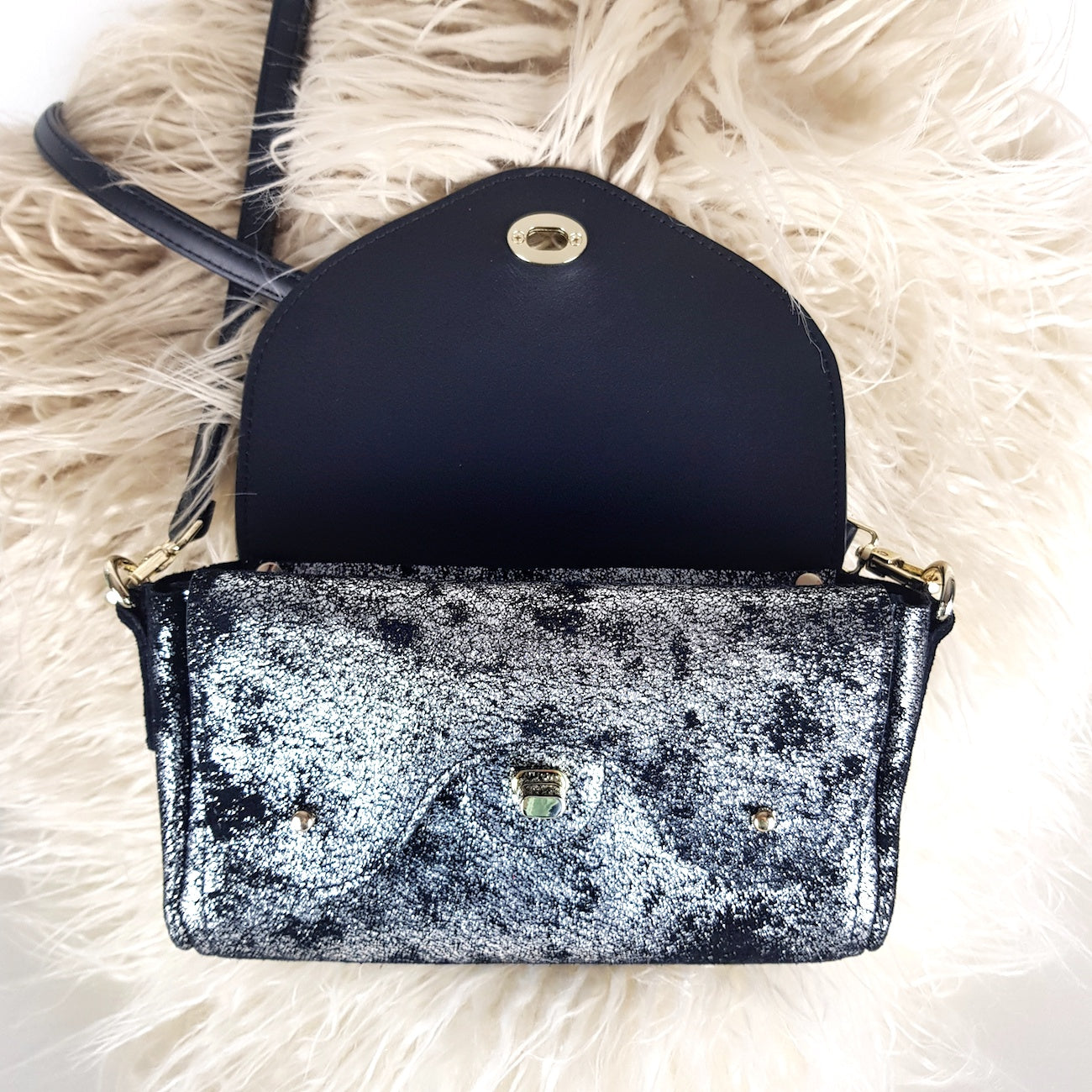 interieur bisou bag cosmic grey