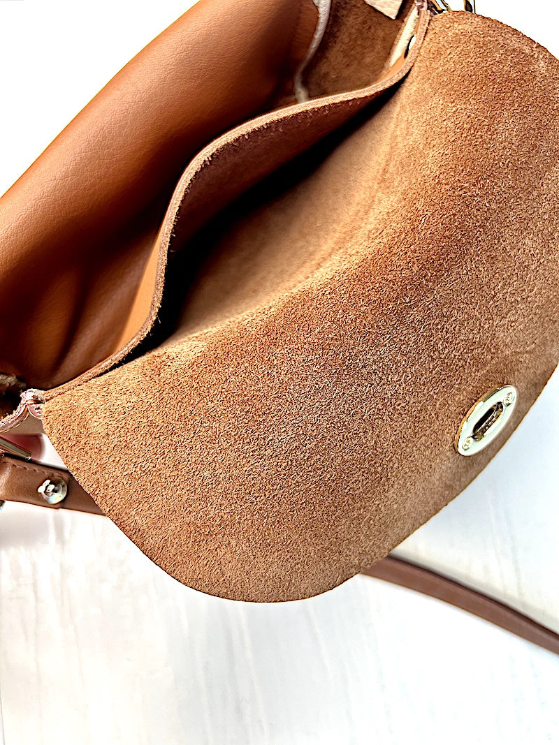 Sac en cuir Bisou Bag Manegane