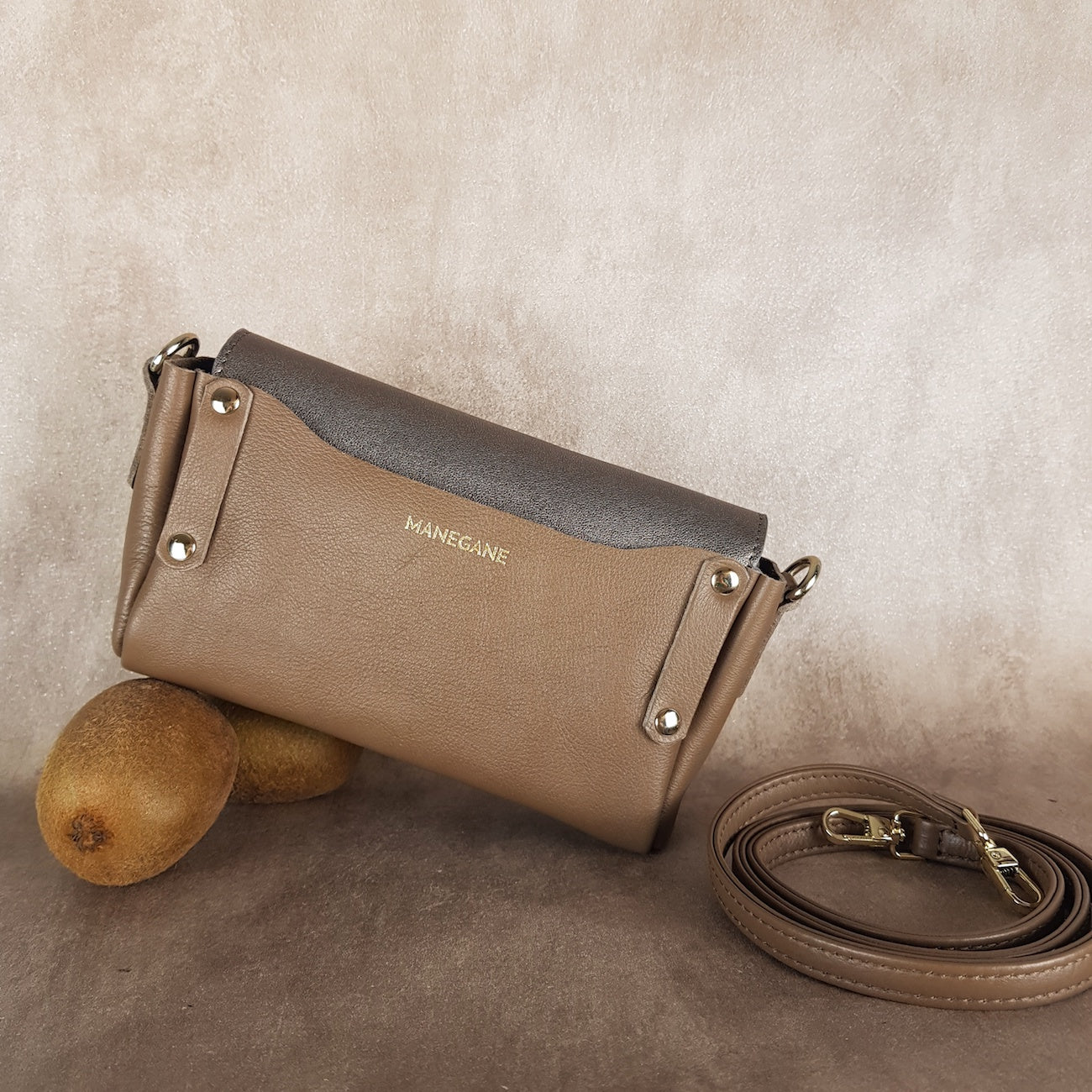 dos du bisou bag platine