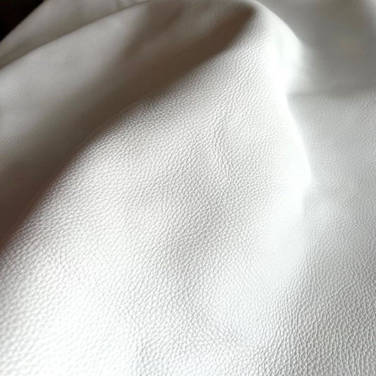 cuir blanc pur manegane