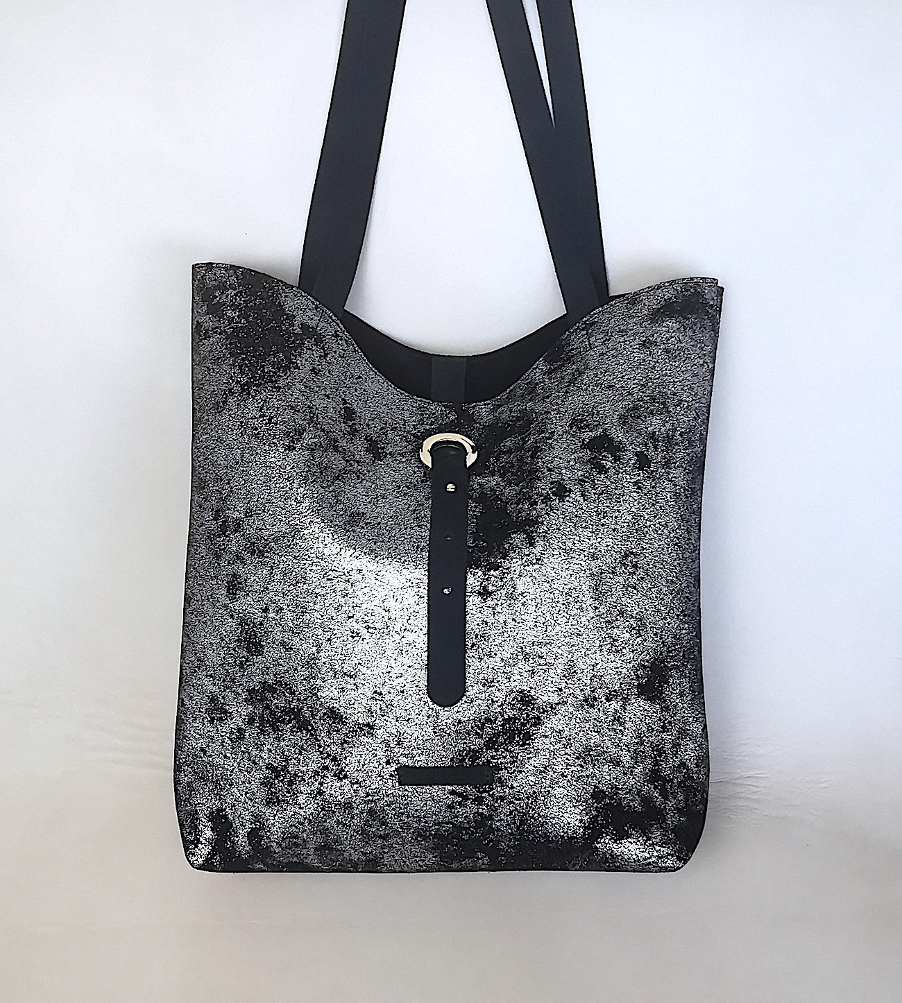 cabas Cosmic Grey argenté
