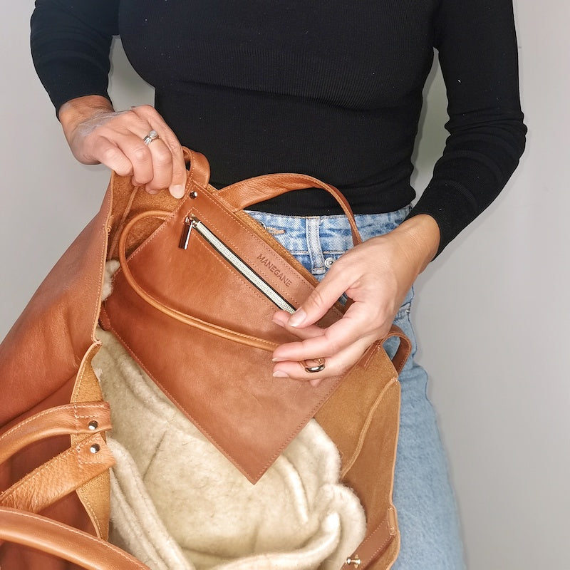 cabas avec nombreux rangements