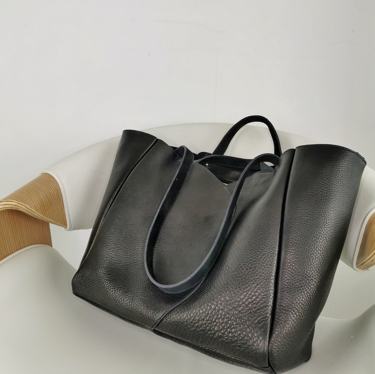 cabas en cuir fabrication française
