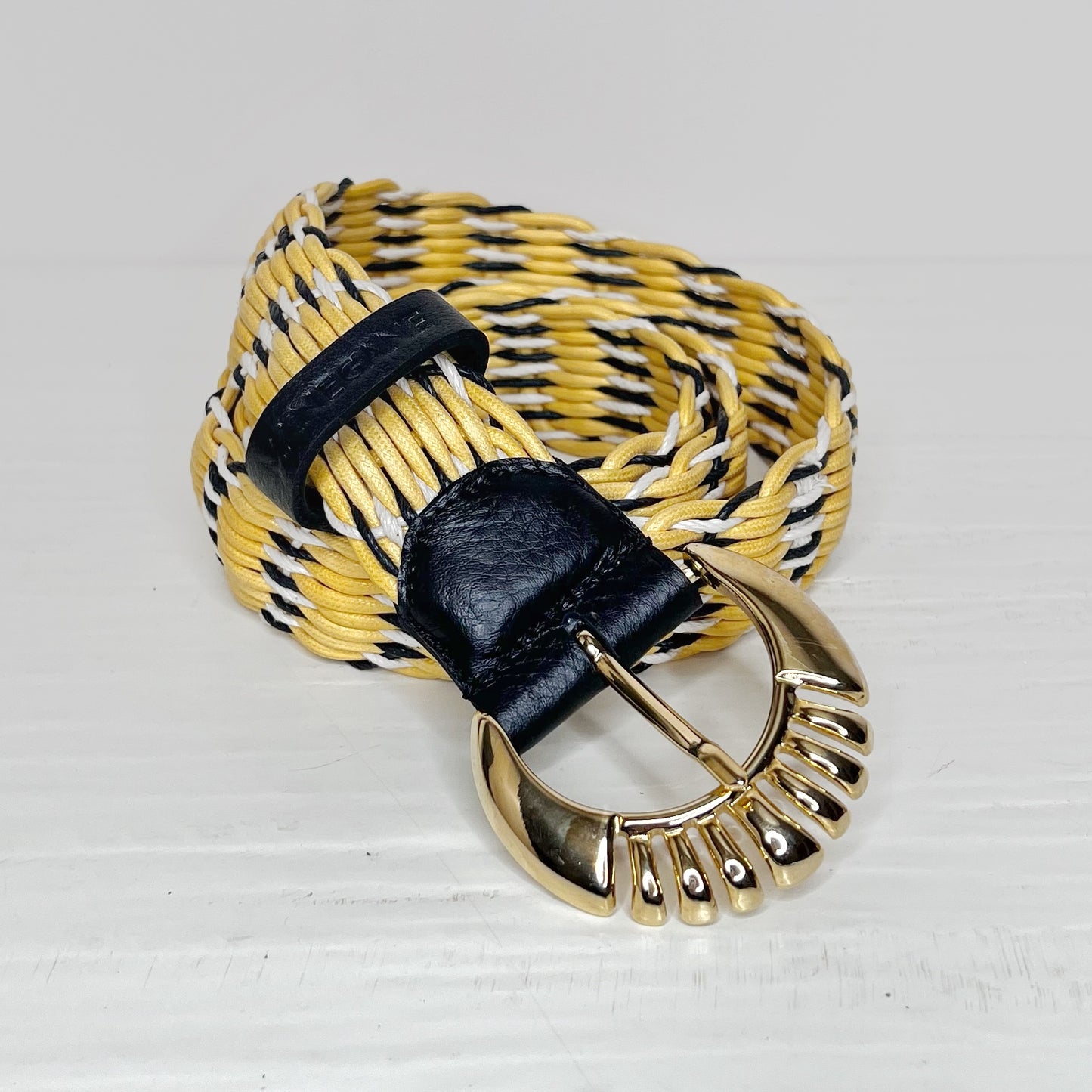 ceinture femme jaune