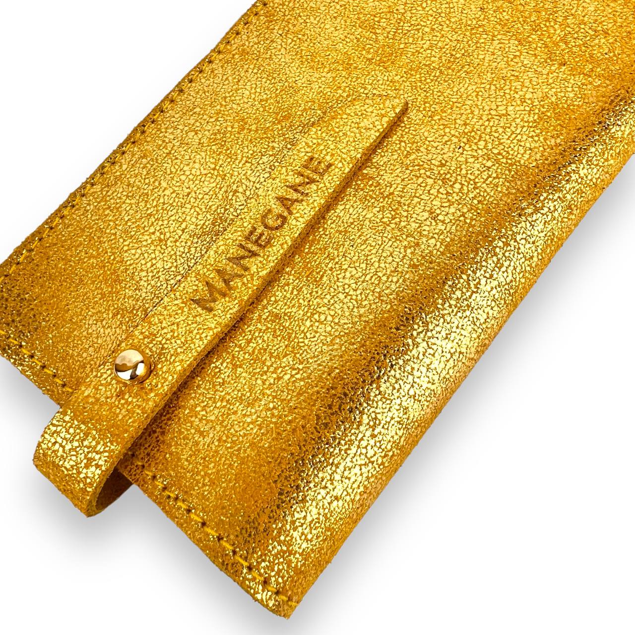 Étui à lunettes Jaune Métallisé