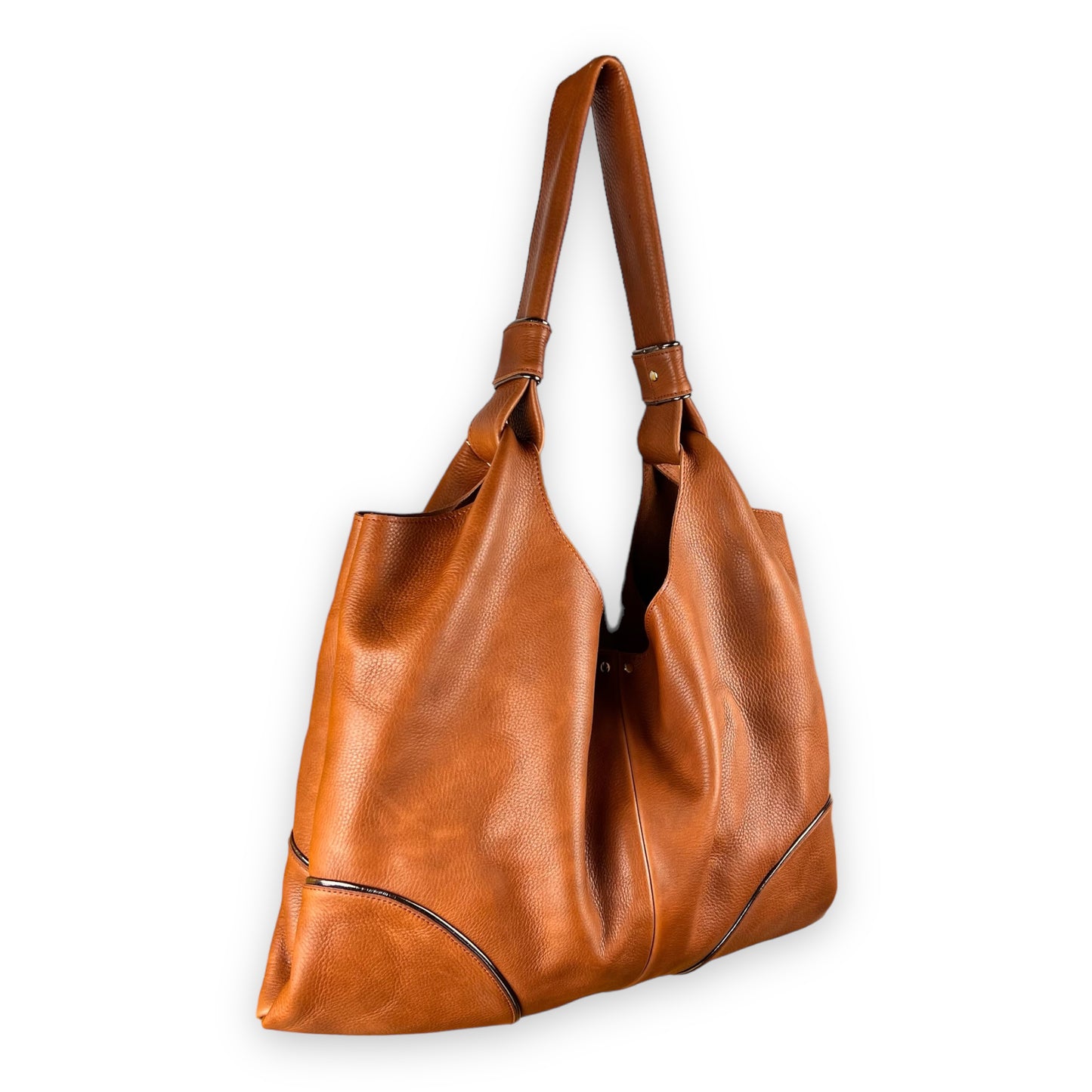 CABAS NAIMA cuir Pecan