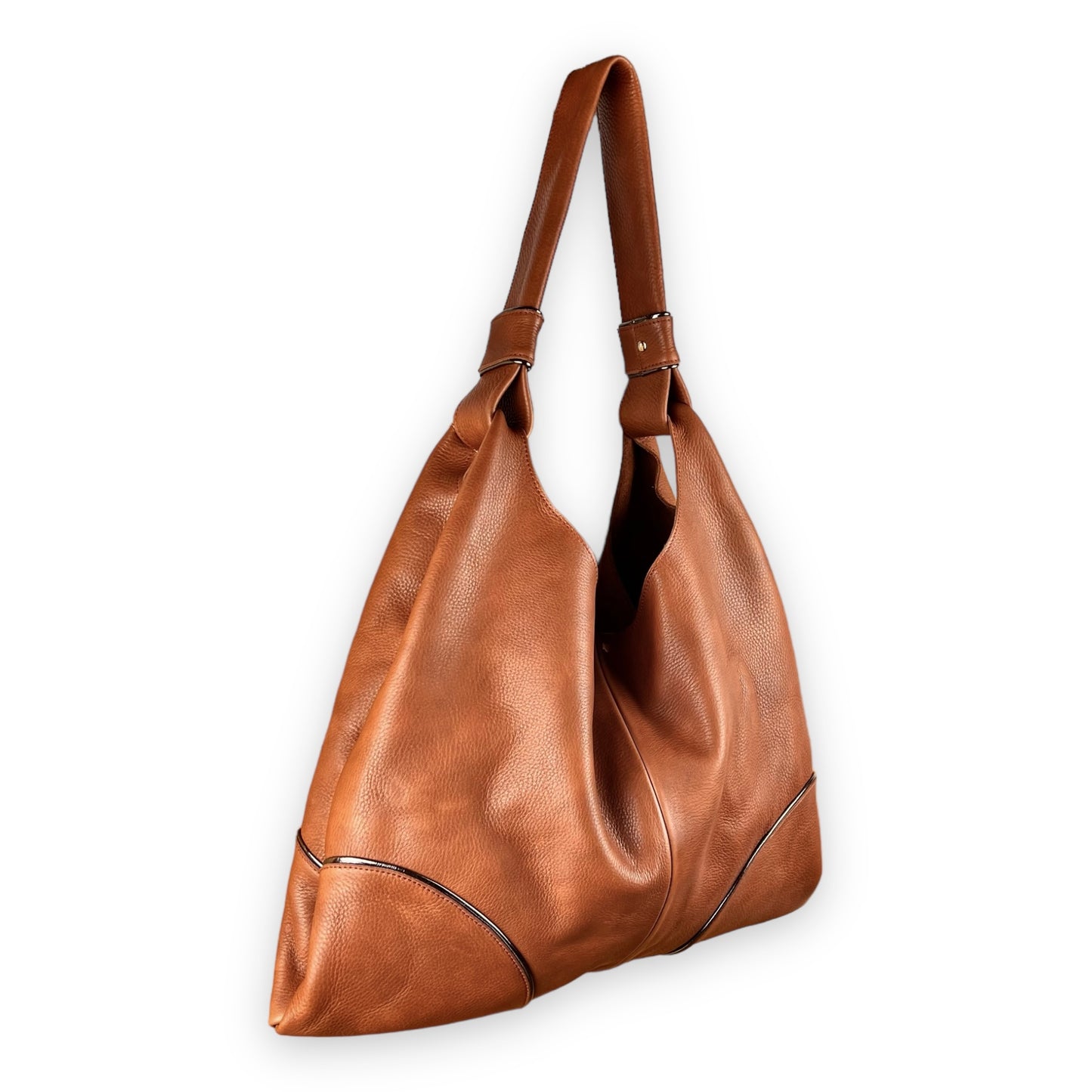 CABAS NAIMA cuir Pecan