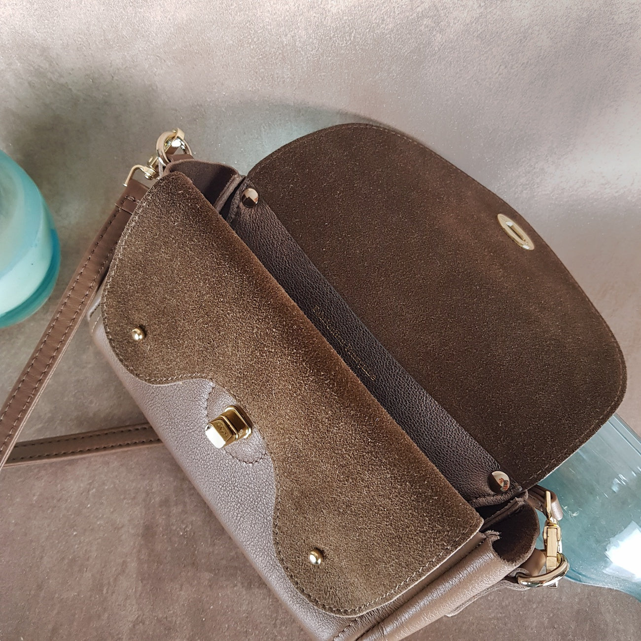 interieur sac Bisou Bag Platine
