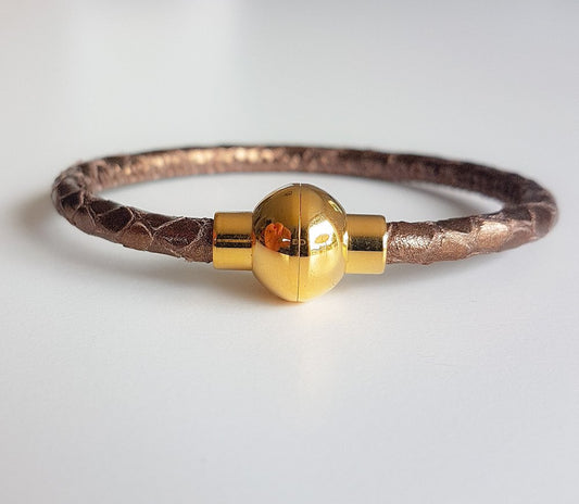 Bracelet fin python aimanté simple