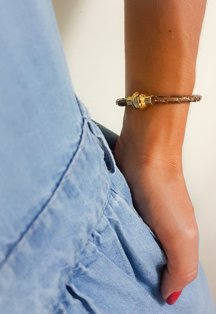Bracelet fin python aimanté simple