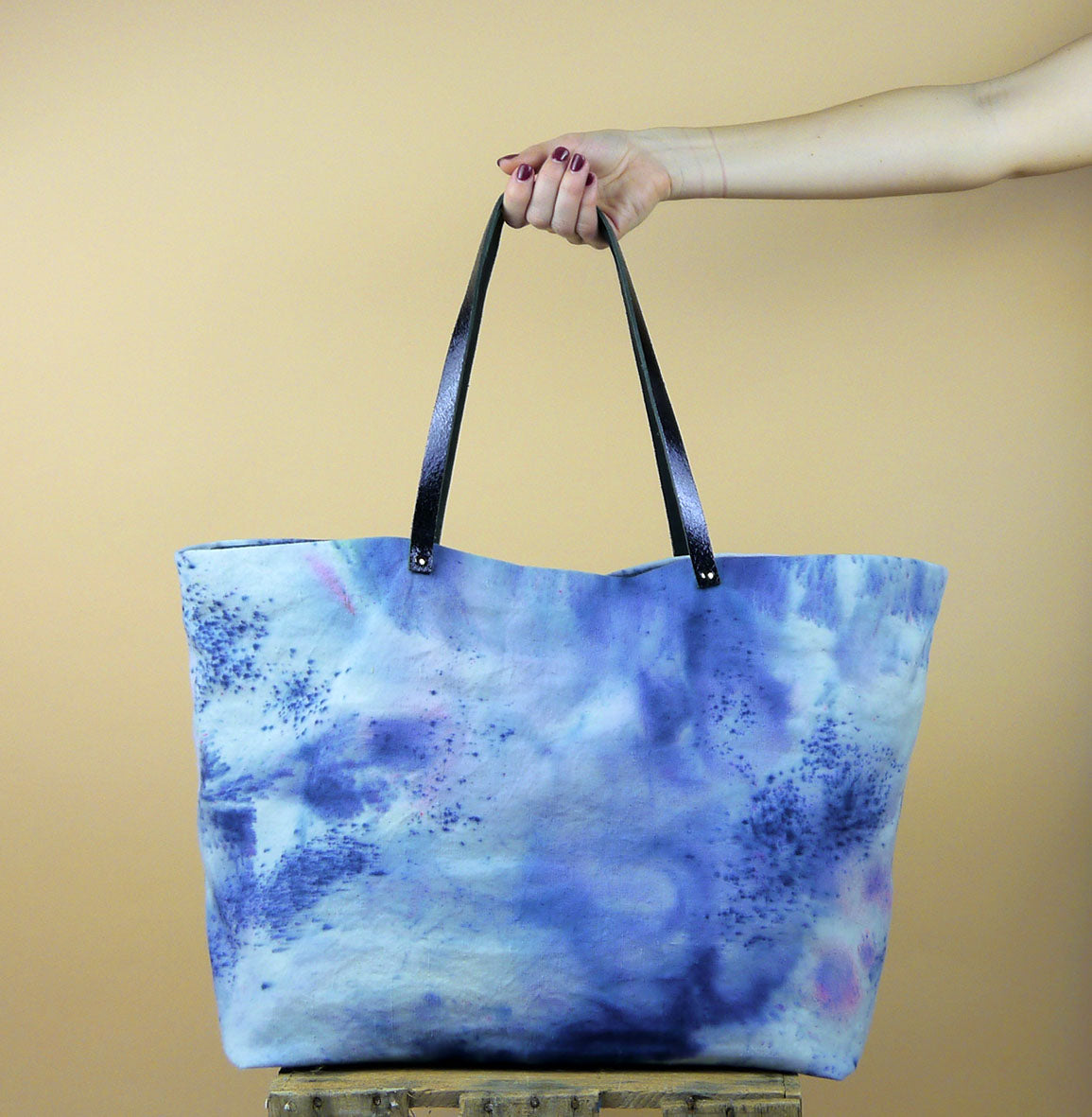 sac cabas coloré manegane collab lorcolors