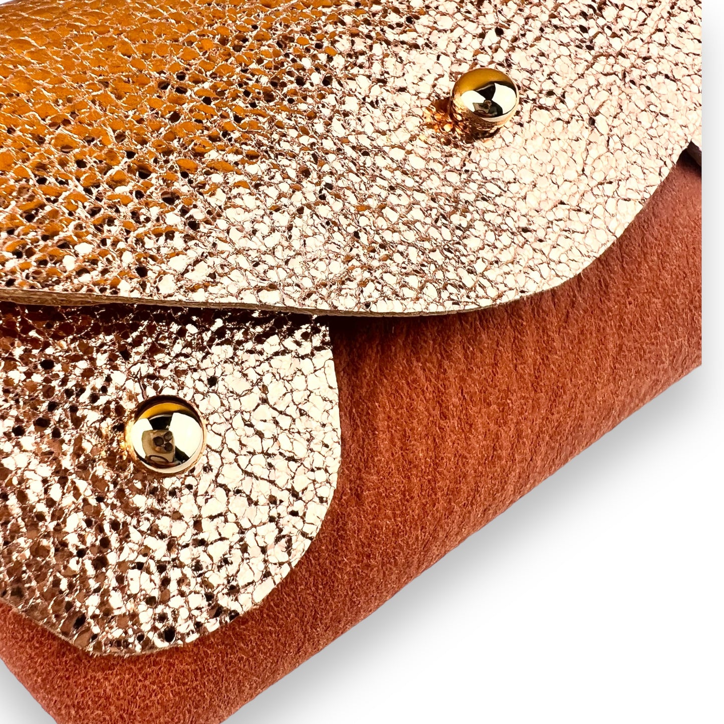 Porte-Monnaie Rose gold Fauve